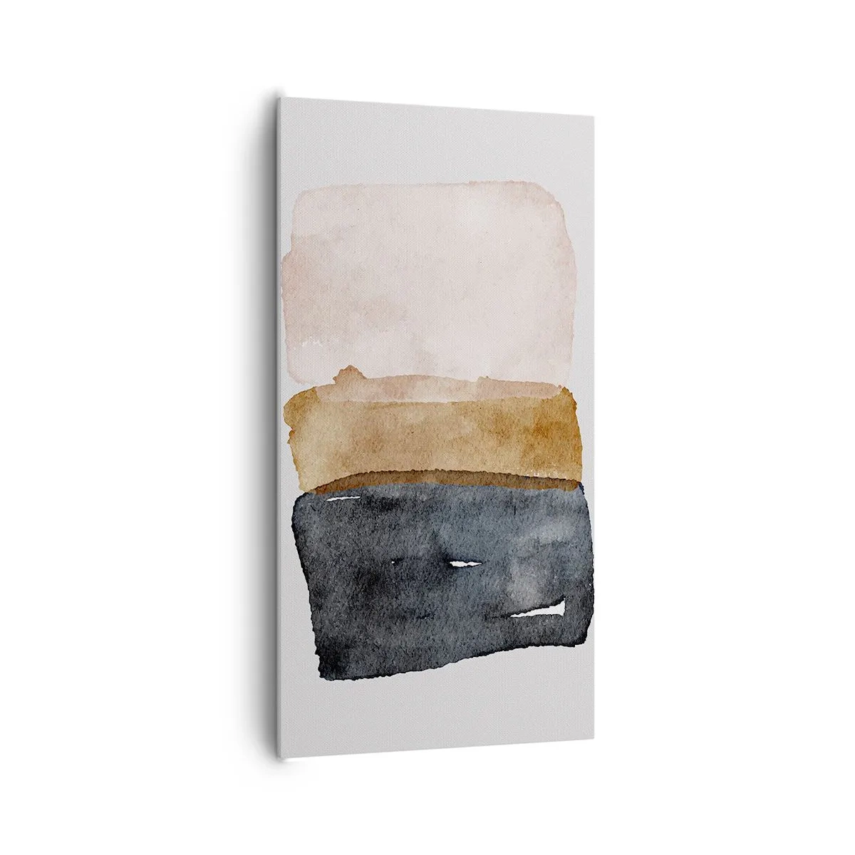 Impression sur toile - Image sur toile - Composition de couleurs de la terre - 65x120 cm