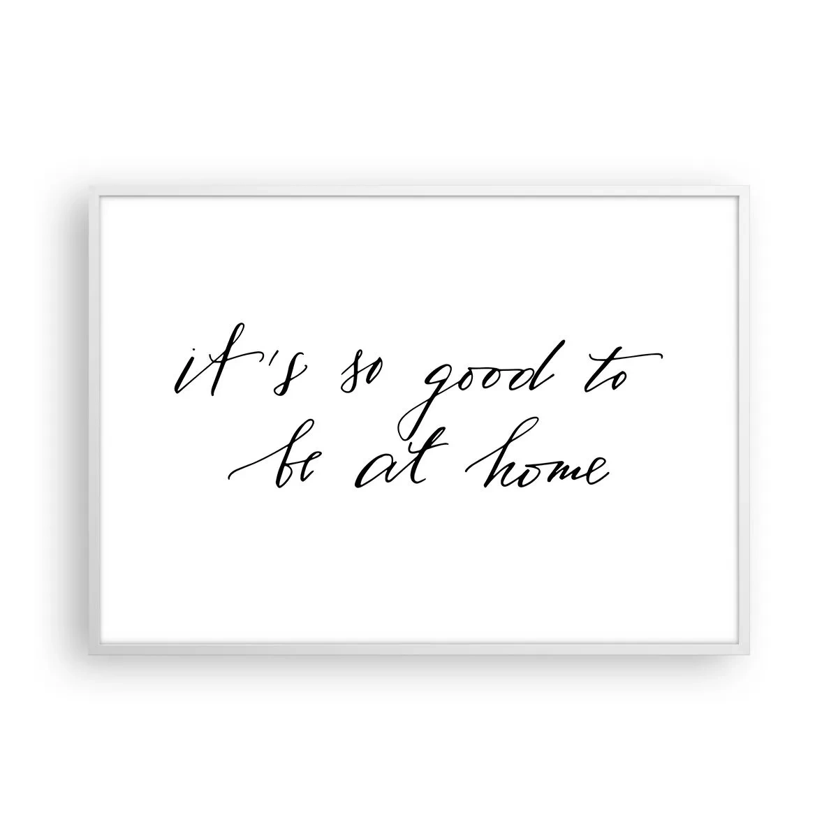 Affiche dans un cadre blanc - Poster - Toute la vérite - 100x70 cm