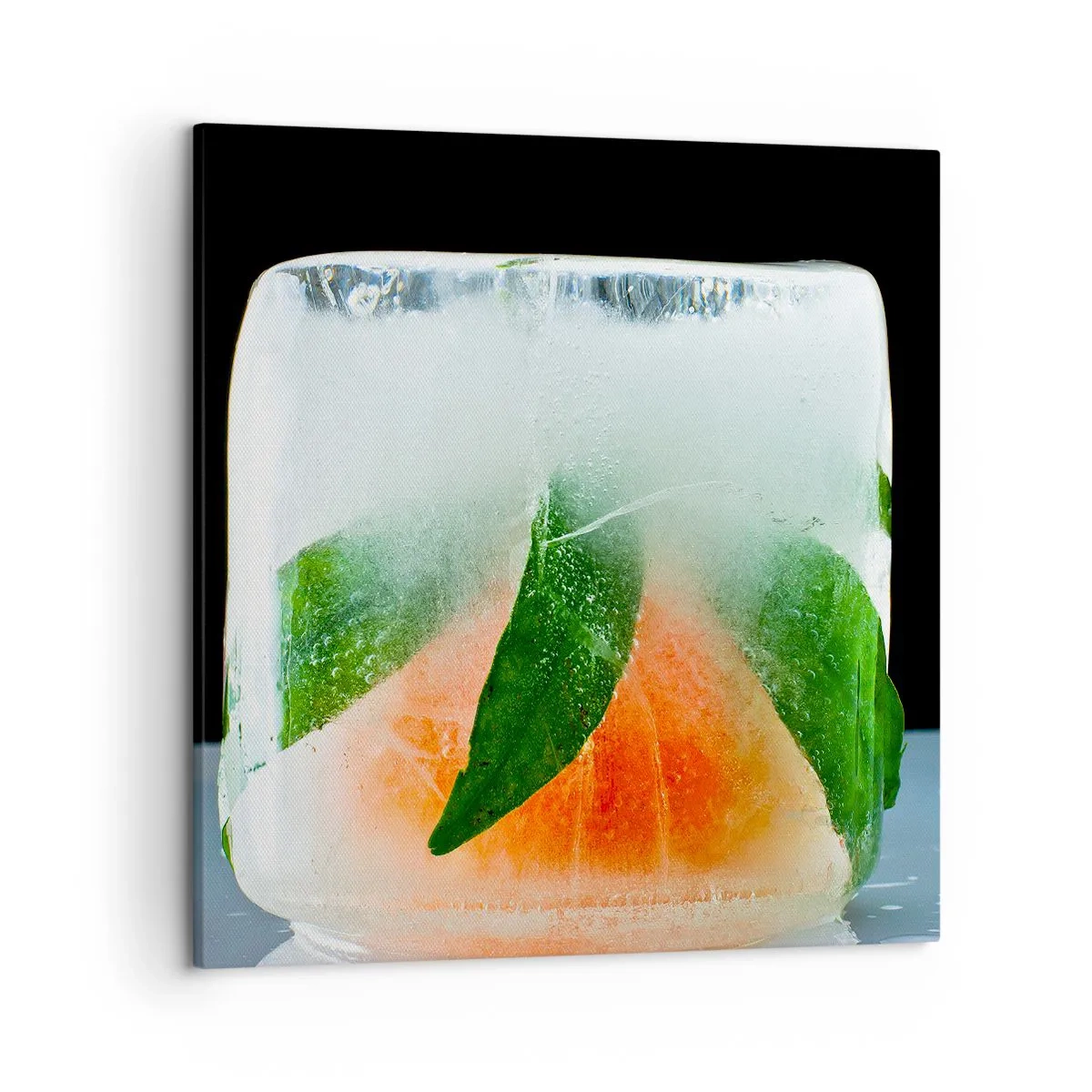 Impression sur toile - Image sur toile - Fraîcheur et rafraîchissement - 50x50 cm