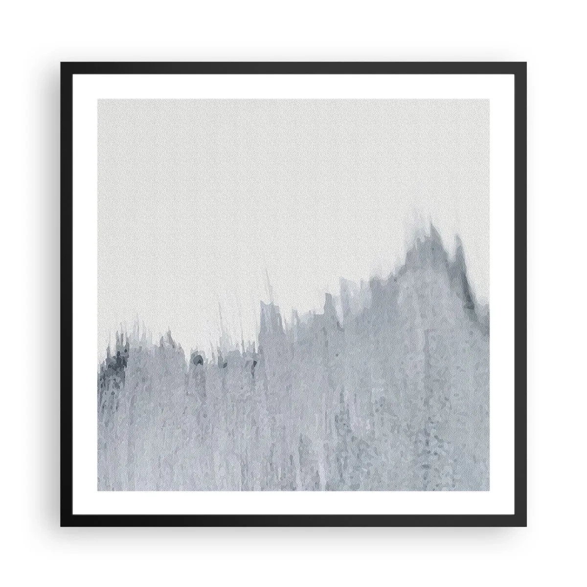 Affiche dans un cadre noir - Poster - Une esquisse mystérieuse - 60x60 cm