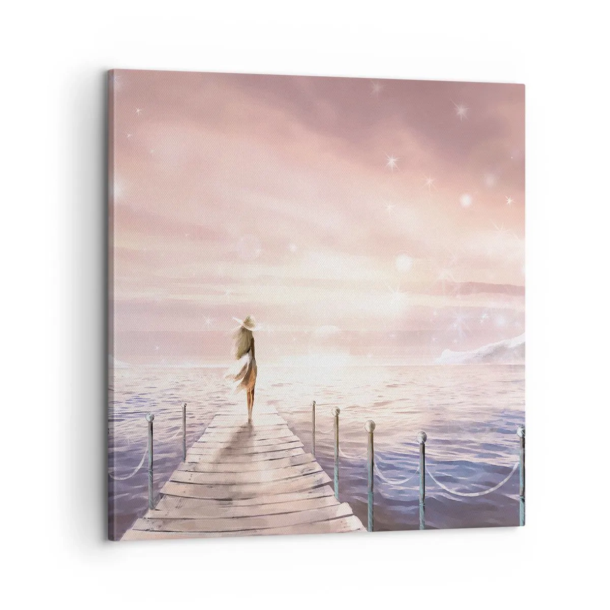 Impression sur toile - Image sur toile - A la lumière d'un rêve - 60x60 cm