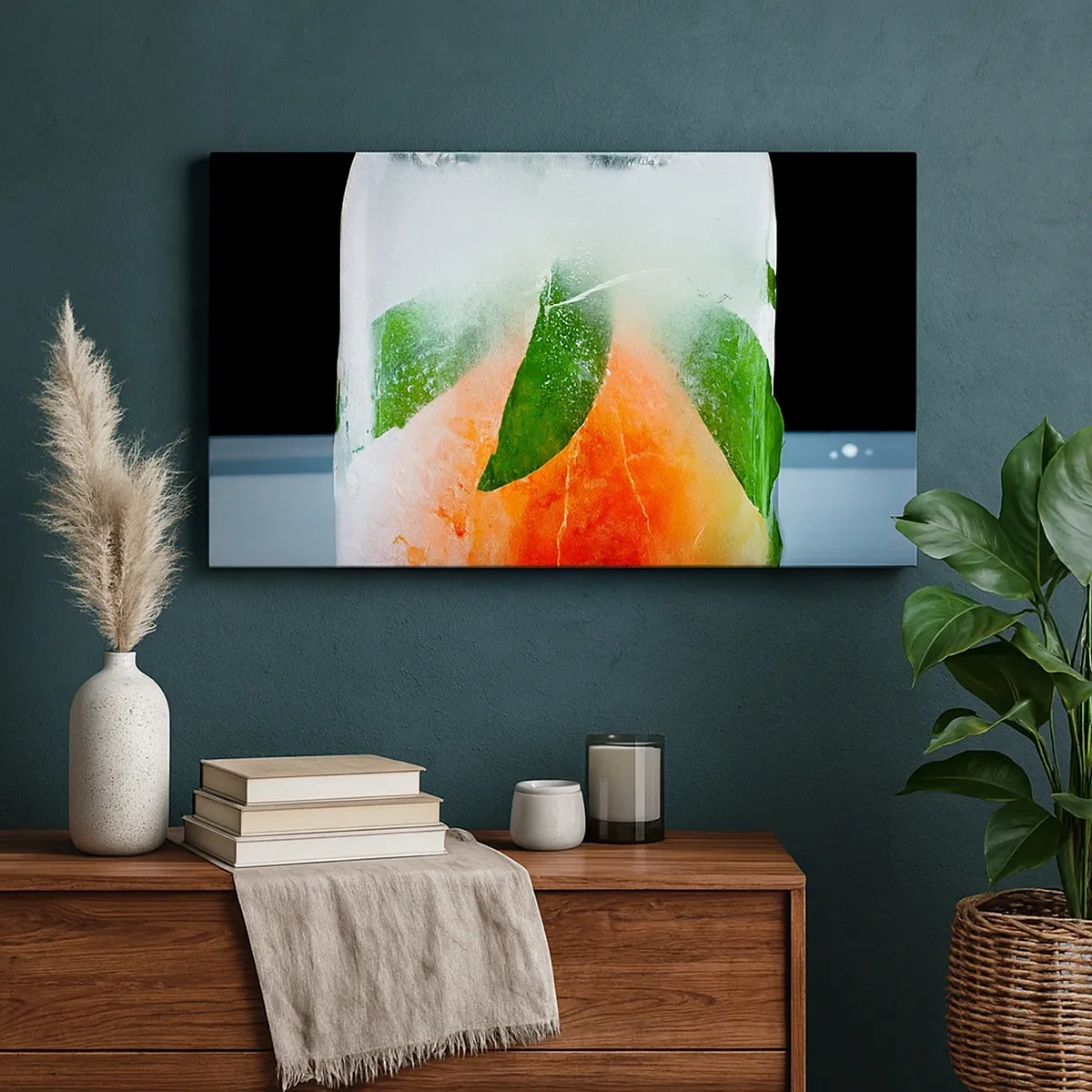 Impression sur toile - Image sur toile - Fraîcheur et rafraîchissement - 30x30 cm