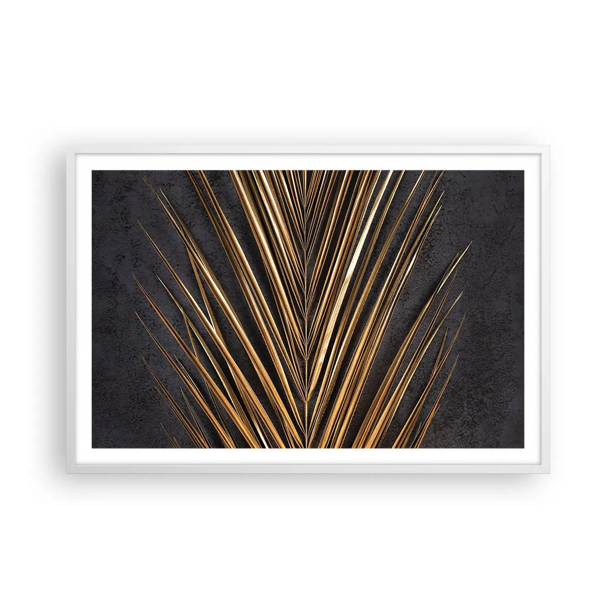 Affiche dans un cadre blanc - Poster - L'or des tropiques - 91x61 cm