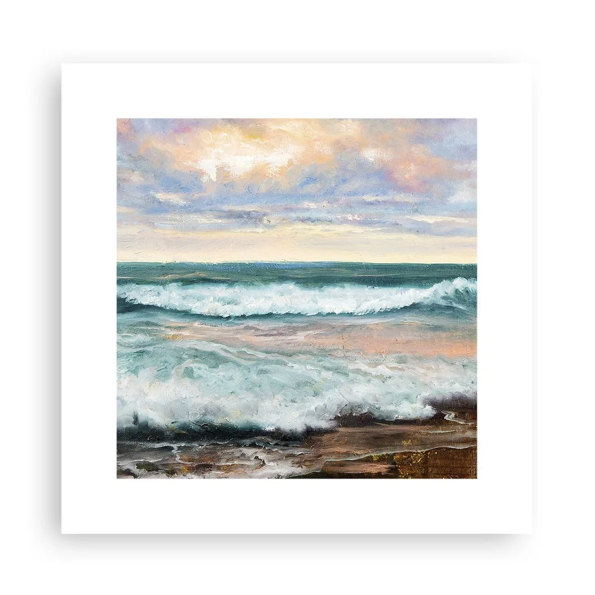 Affiche - Poster - Ici tu adouciras ton âme - 30x30 cm