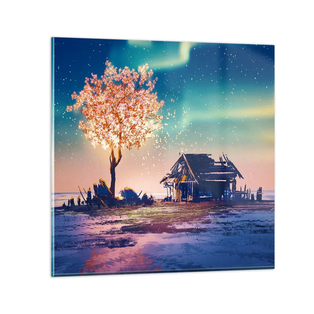 Impression sur verre - Image sur verre - La nature ne passe pas - 60x60 cm