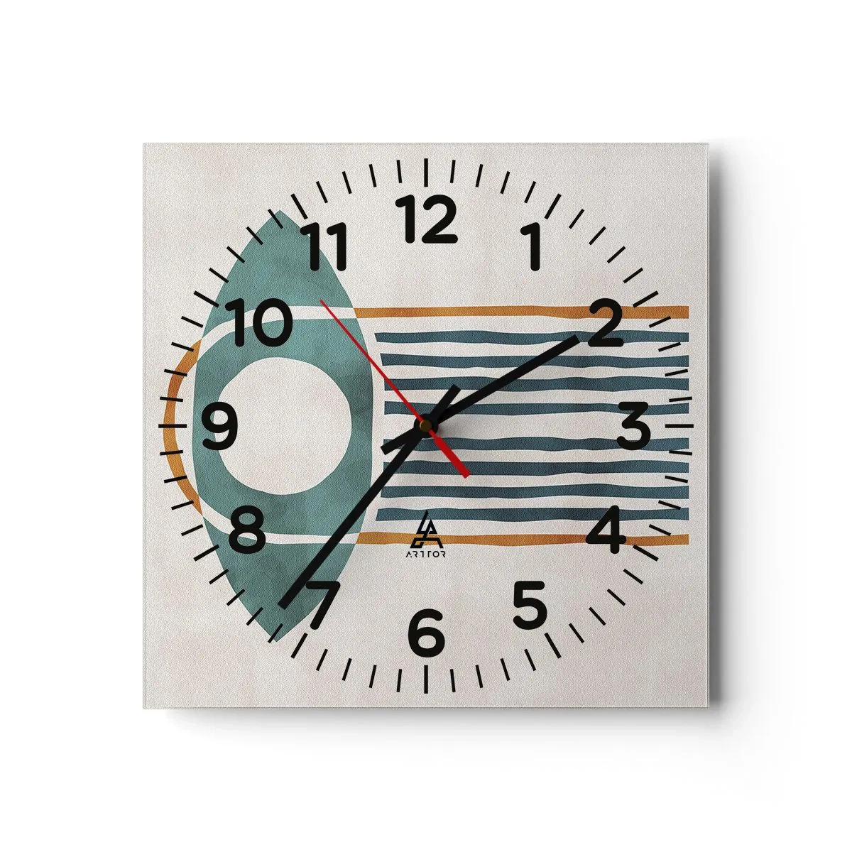 Horloge murale - Pendule murale - Signes et rituels - 30x30 cm