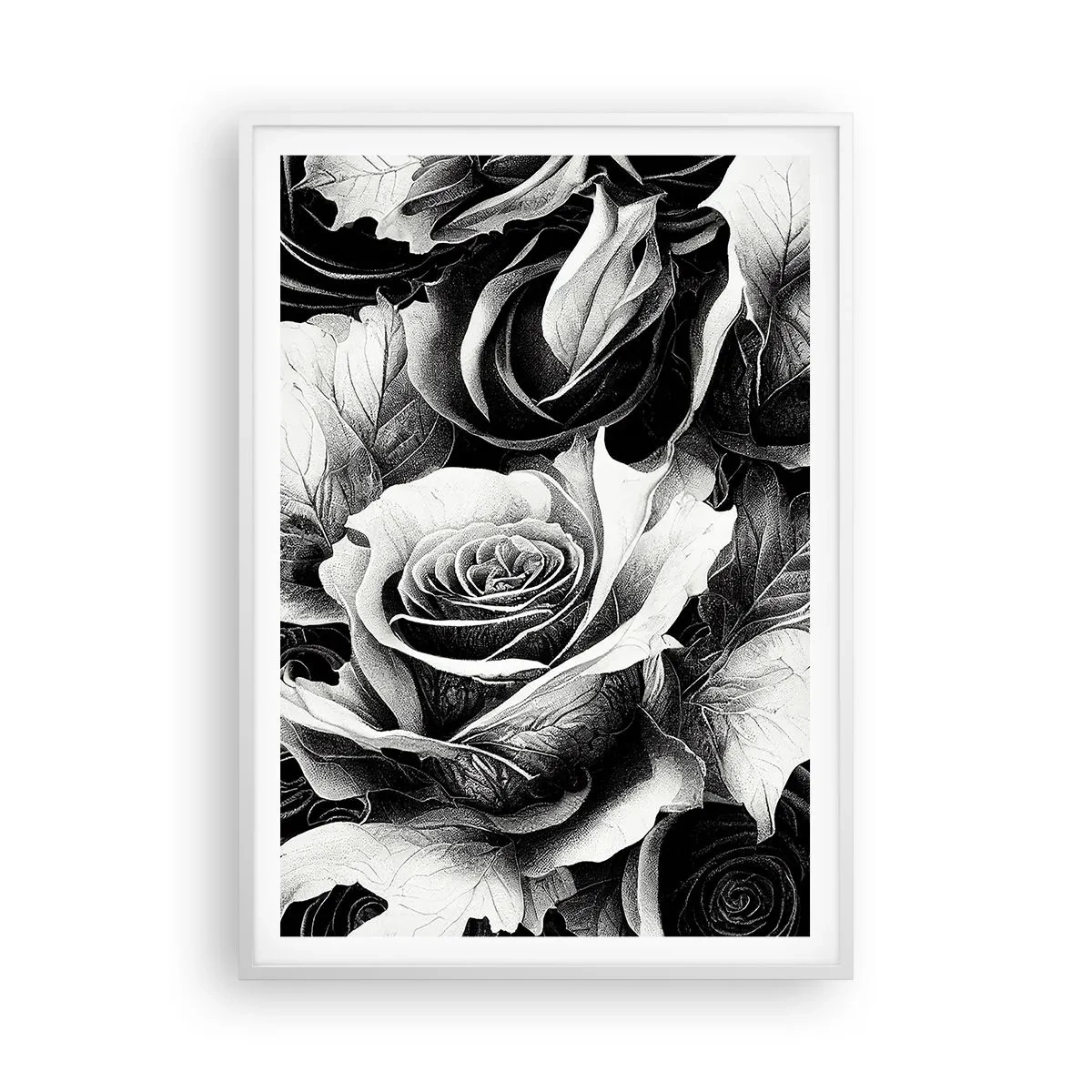 Affiche dans un cadre blanc - Poster - Toujours une reine - 70x100 cm