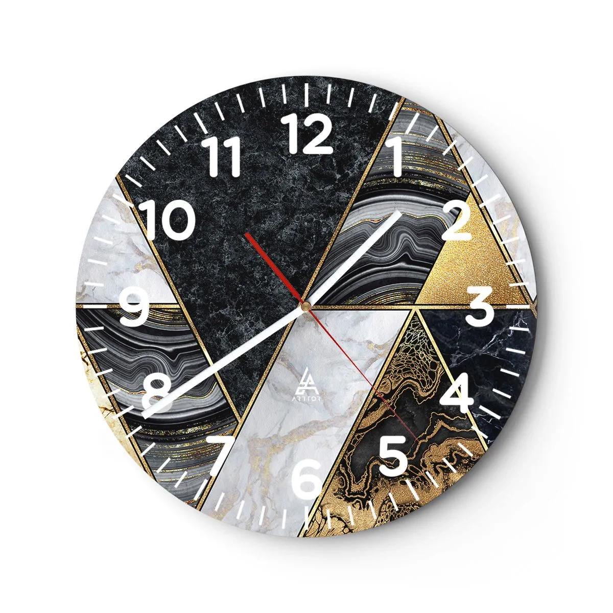 Horloge murale - Pendule murale - Pierre après pierre - 40x40 cm