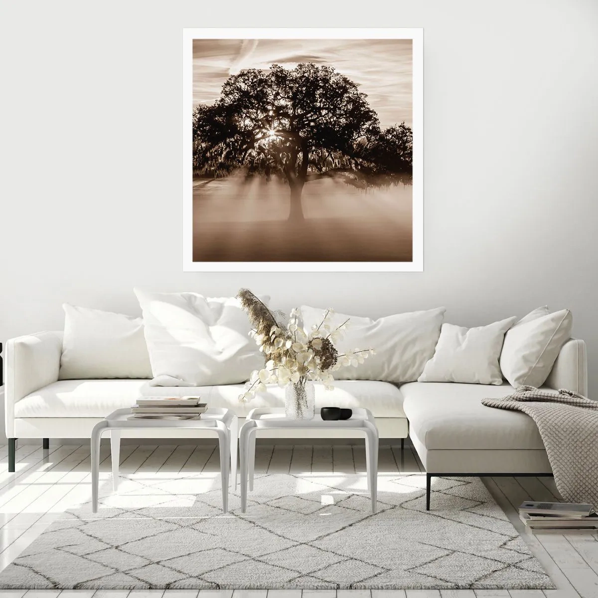 Affiche - Poster - Arbre de bonnes nouvelles - 30x30 cm