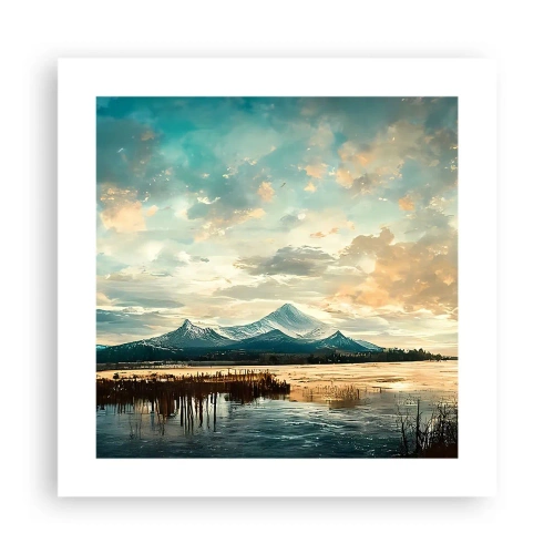 Affiche - Poster - Sous la protection du ciel - 40x40 cm