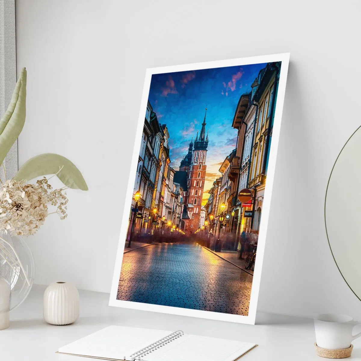 Affiche - Poster - La magie de Cracovie - 30x40 cm