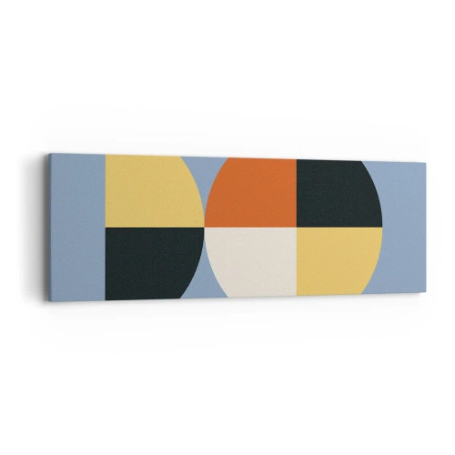 Impression sur toile - Image sur toile - Regarde et compte - 90x30 cm