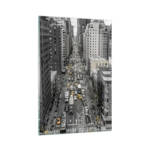 Impression sur verre - Image sur verre - La vie new-yorkaise - 80x120 cm
