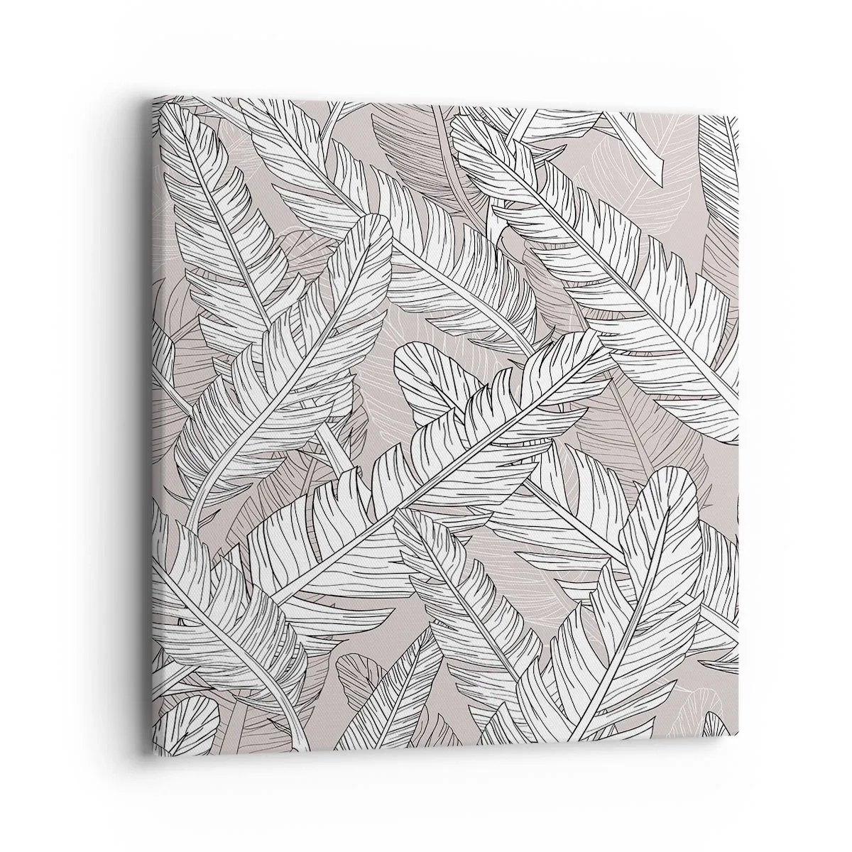 Impression sur toile - Image sur toile - Un tourbillon de plumes - 40x40 cm