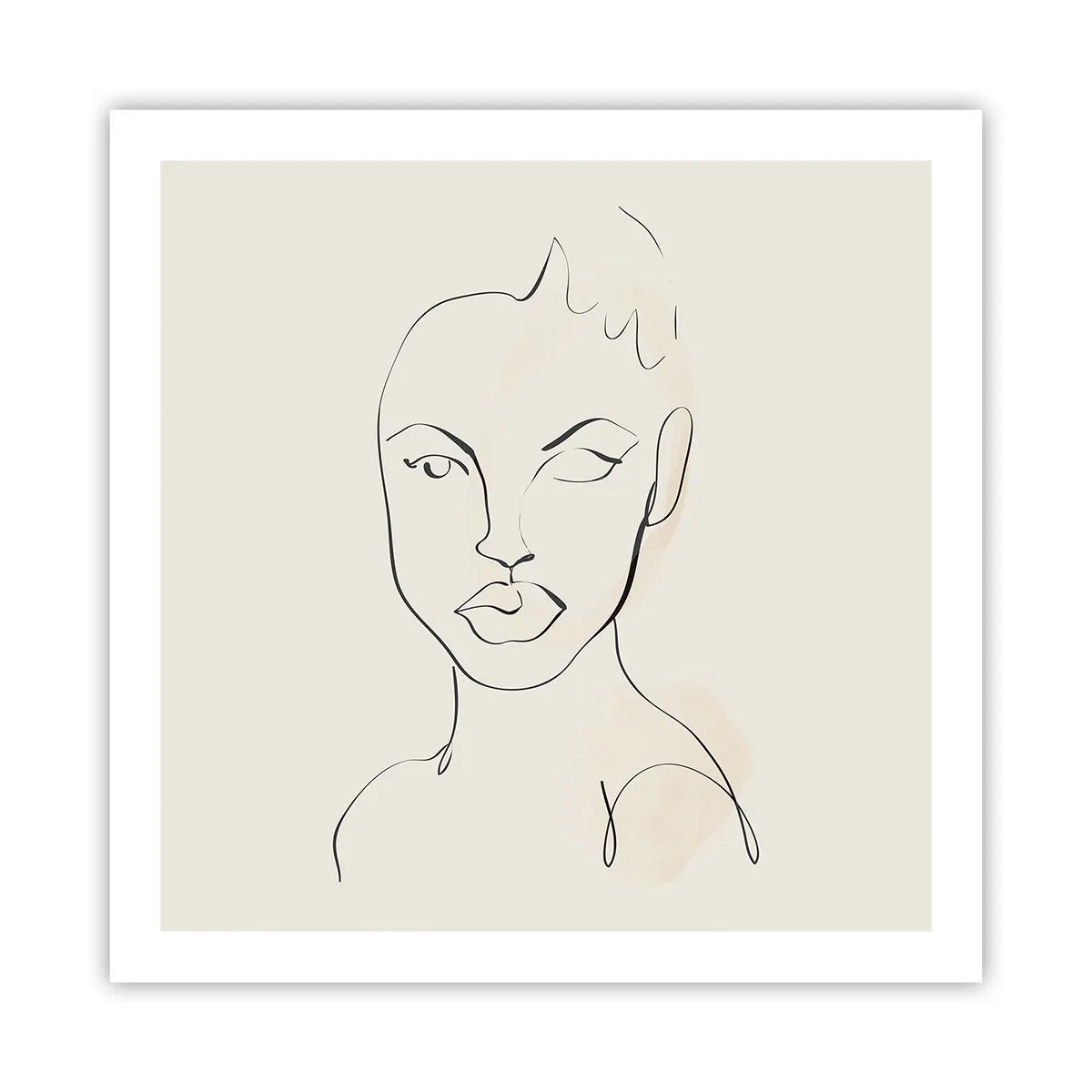 Affiche - Poster - Esquisse de la sensualité - 60x60 cm