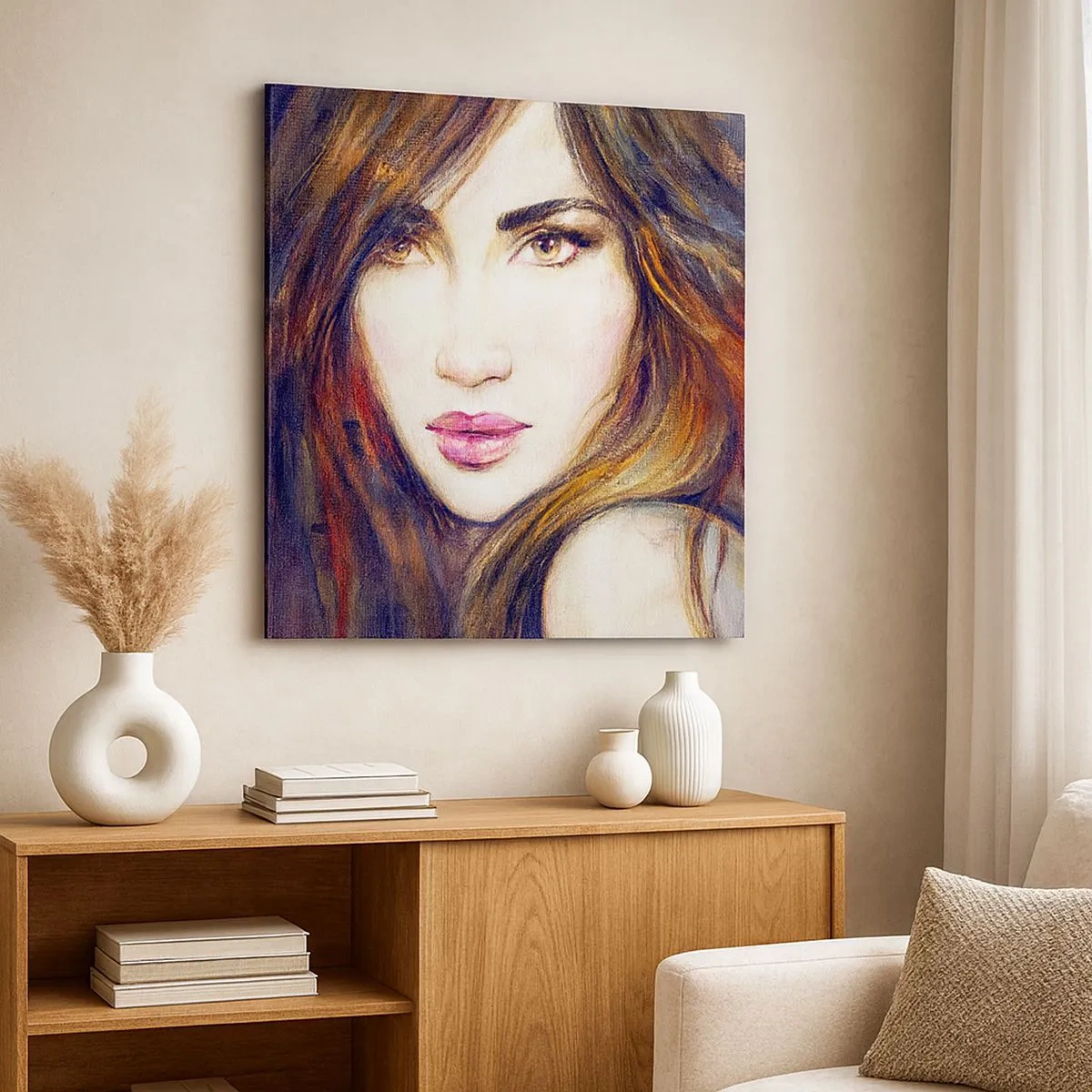 Impression sur toile - Image sur toile - Un sou pour vos pensées - 30x30 cm