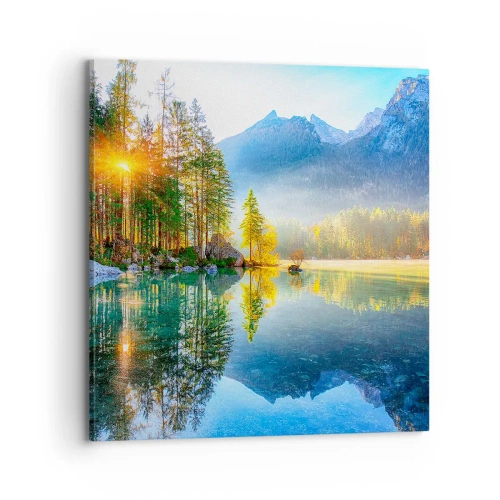 Impression sur toile - Image sur toile - Majesté et douceur - 70x70 cm