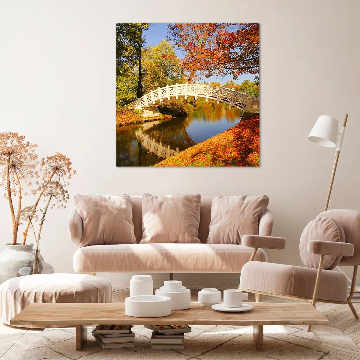 Impression sur toile - Image sur toile - Sur le pont blanc des soupirs - 40x40 cm