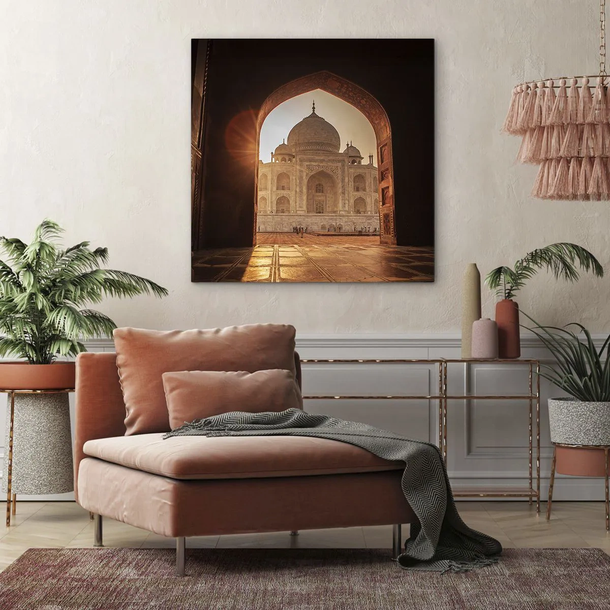 Impression sur toile - Image sur toile - Un monument à l'amour surnaturel - 60x60 cm