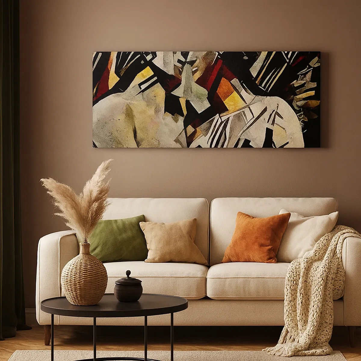 Impression sur toile - Image sur toile - Un baiser sculptural - 30x30 cm