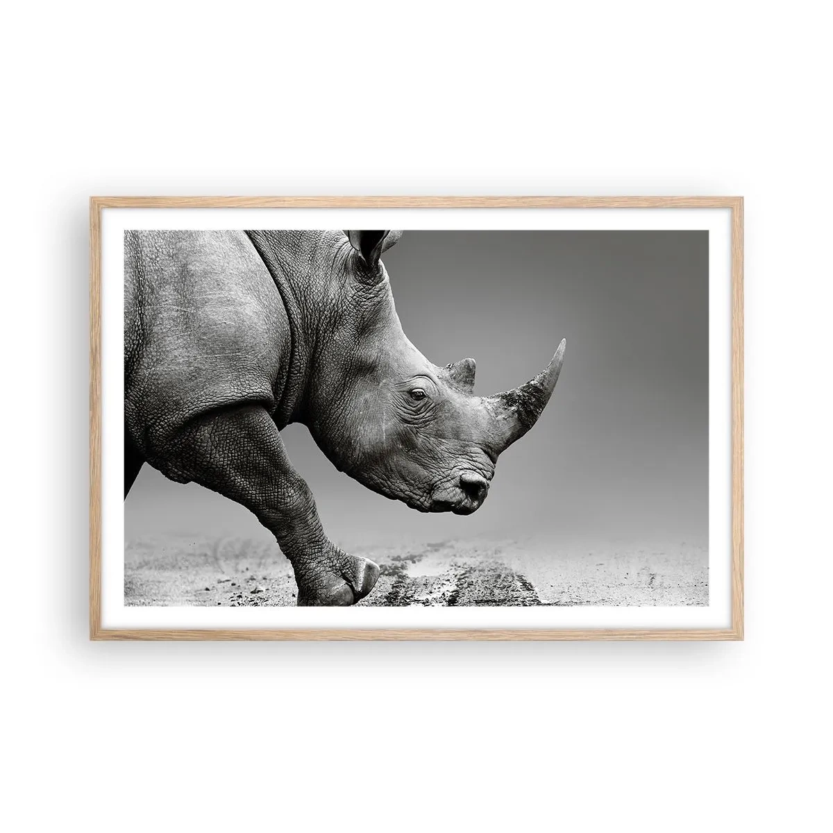 Affiche dans un chêne clair - Poster - Force inarrêtable - 91x61 cm