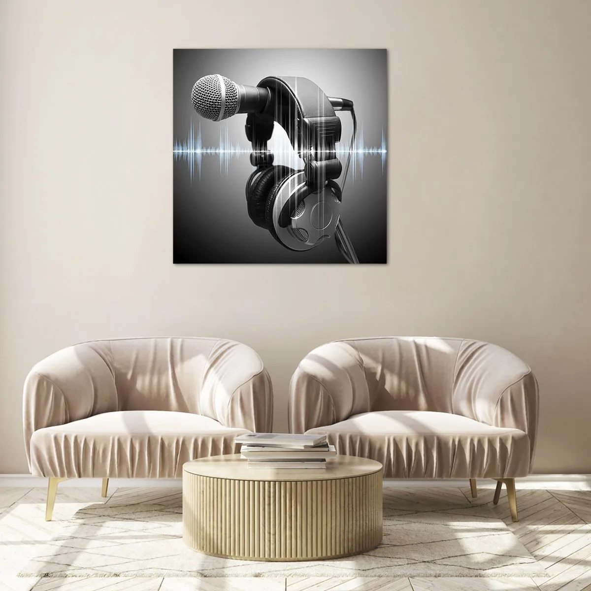 Impression sur verre - Image sur verre - Vous pouvez encore entendre son chant - 60x60 cm