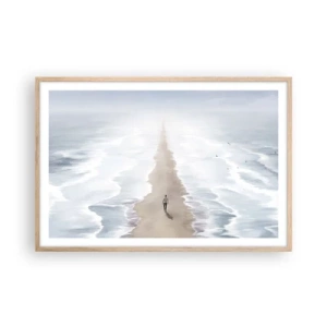 Affiche dans un chêne clair - Poster - Un brillant avenir - 91x61 cm