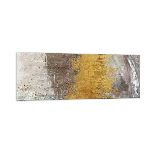Impression sur verre - Image sur verre - Une explosion d'or - 90x30 cm