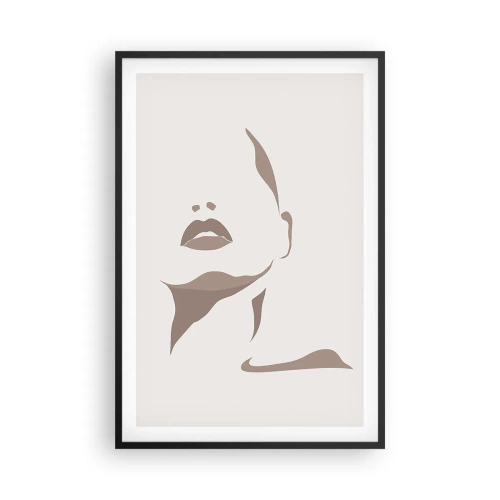 Affiche dans un cadre noir - Poster - Fait de lumière et d'ombre - 61x91 cm