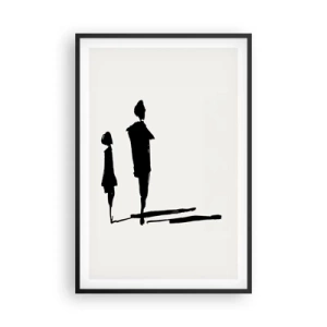 Affiche dans un cadre noir - Poster - Êtes-vous sûr qu'ils sont ensemble ? - 61x91 cm