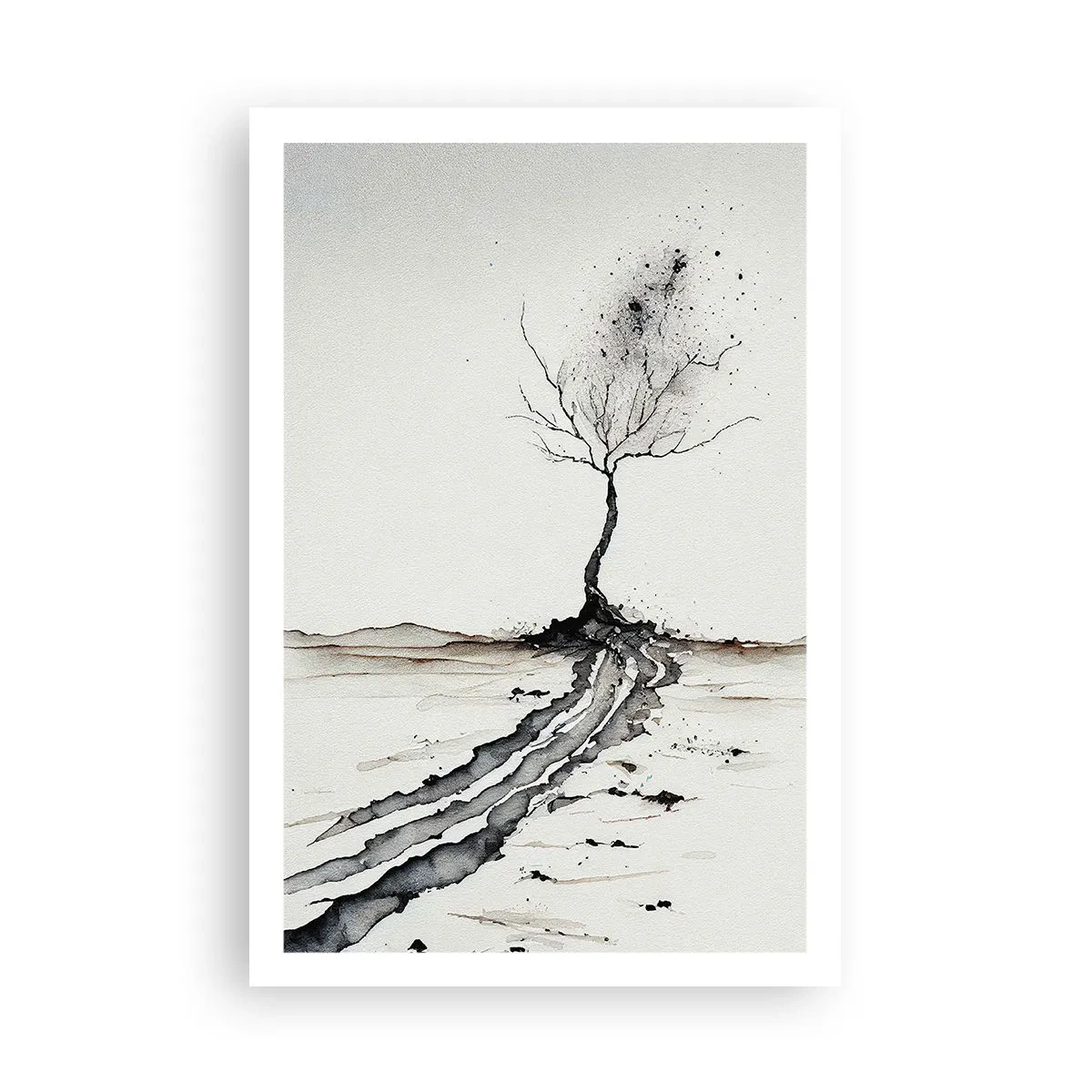 Affiche - Poster - Mélancolie hivernale - 61x91 cm