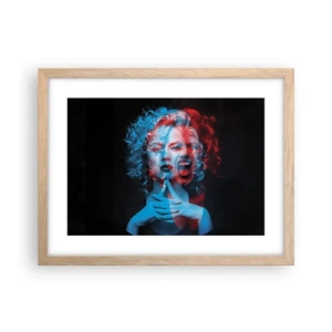 Affiche dans un chêne clair - Poster - Alter ego - 40x30 cm