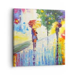 Impression sur toile - Image sur toile - Et tout est clair - 40x40 cm