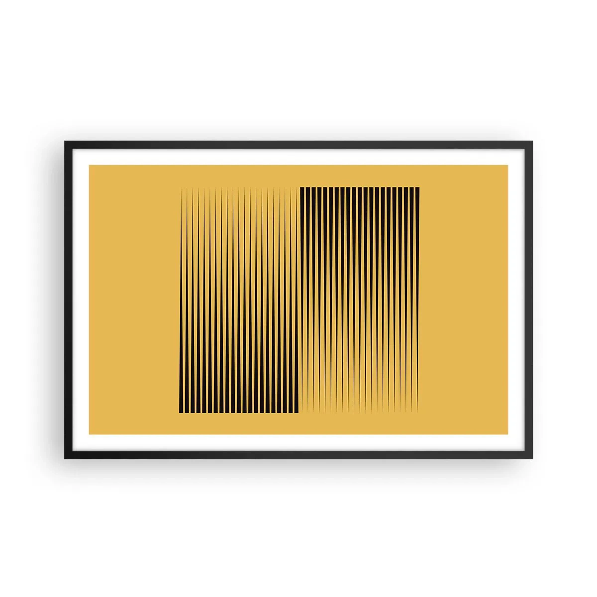 Affiche dans un cadre noir - Poster - Cadre opposé - 91x61 cm