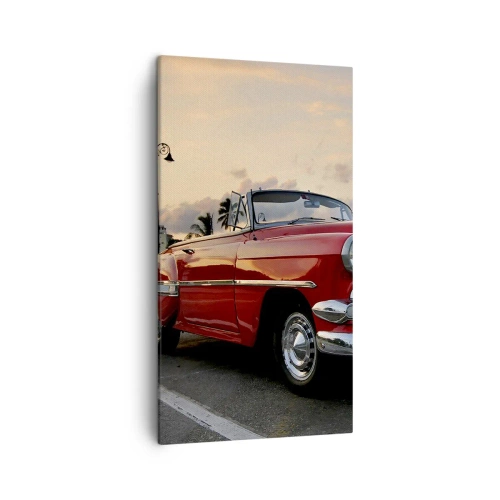 Impression sur toile - Image sur toile - La chaleur rouge des tropiques - 45x80 cm