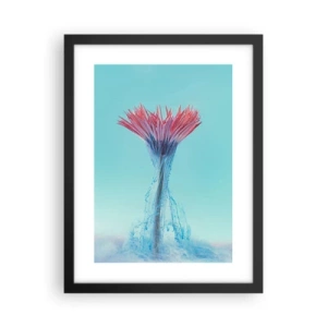 Affiche dans un cadre noir - Poster - Dans une étreinte vivifiante - 30x40 cm