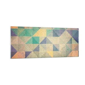 Impression sur verre - Image sur verre - République des triangles - 100x40 cm