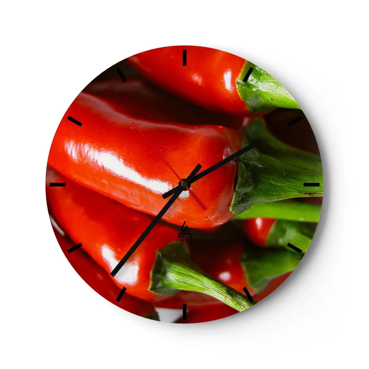 Horloge murale - Pendule murale - Juteux, brillant, lisse - 40x40 cm