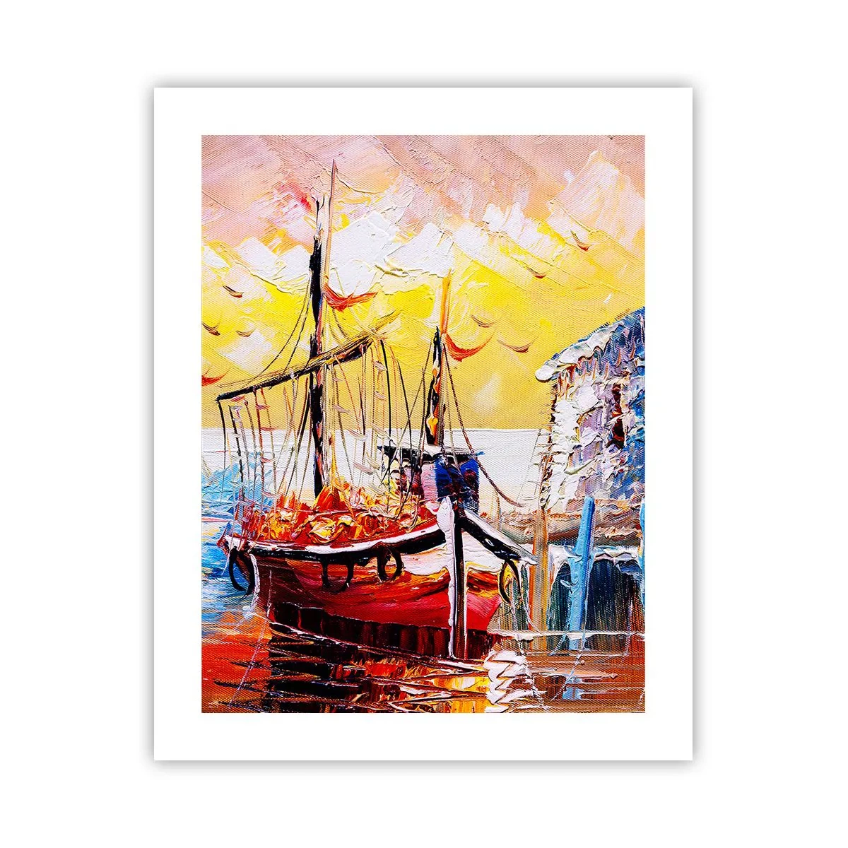 Affiche - Poster - Bon retour - 40x50 cm