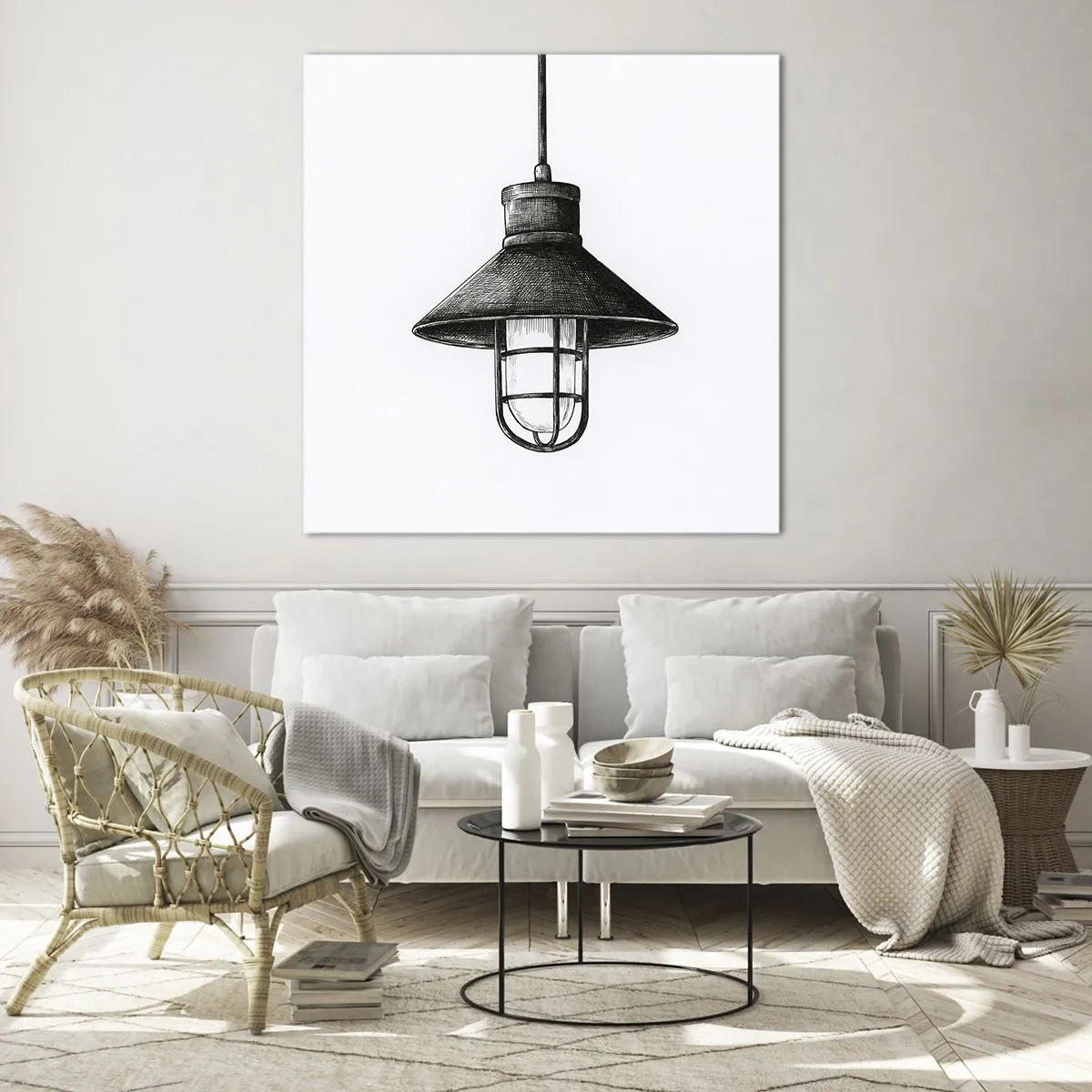 Impression sur verre - Image sur verre - Comme il y a des années… - 30x30 cm