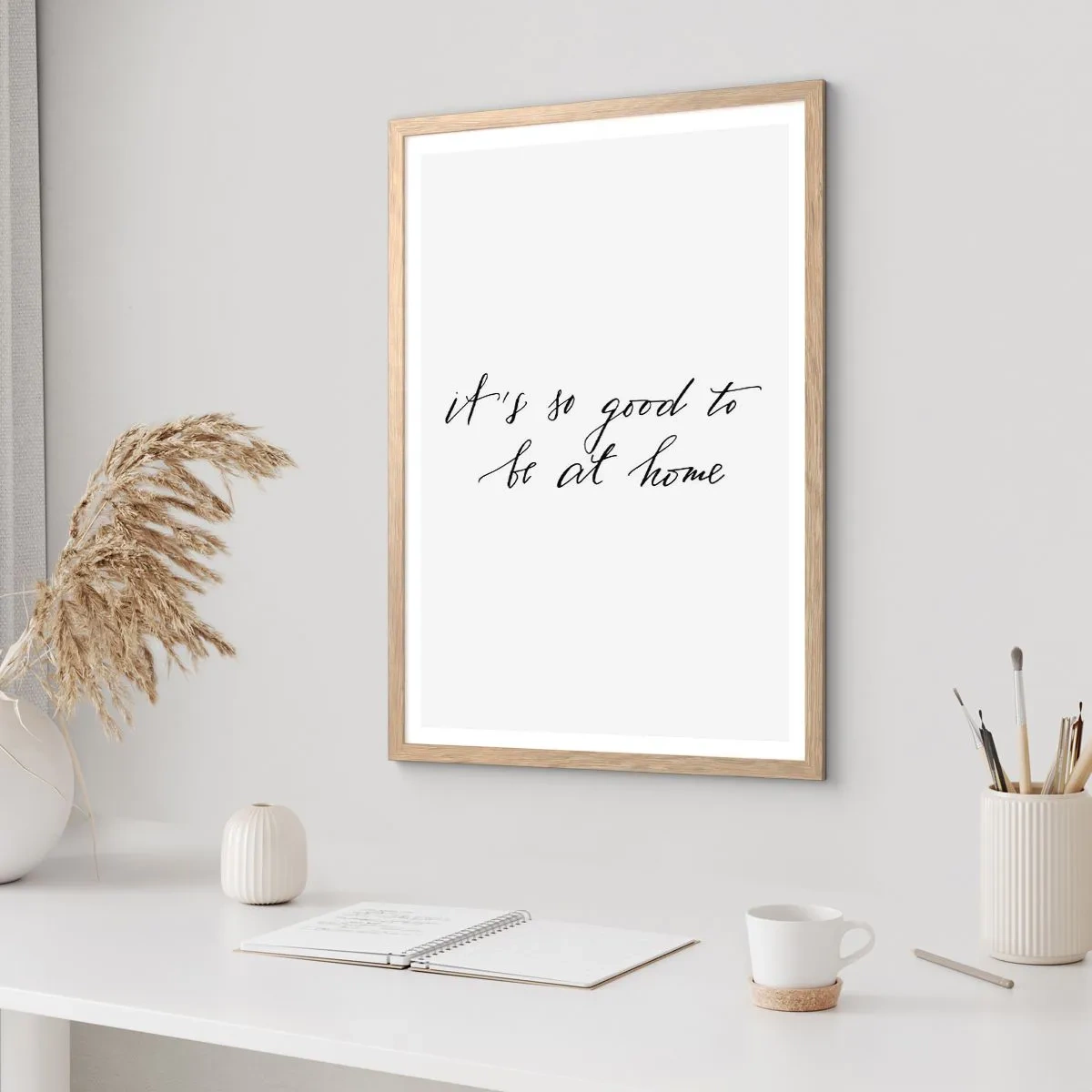 Affiche dans un chêne clair - Poster - Toute la vérite - 70x100 cm