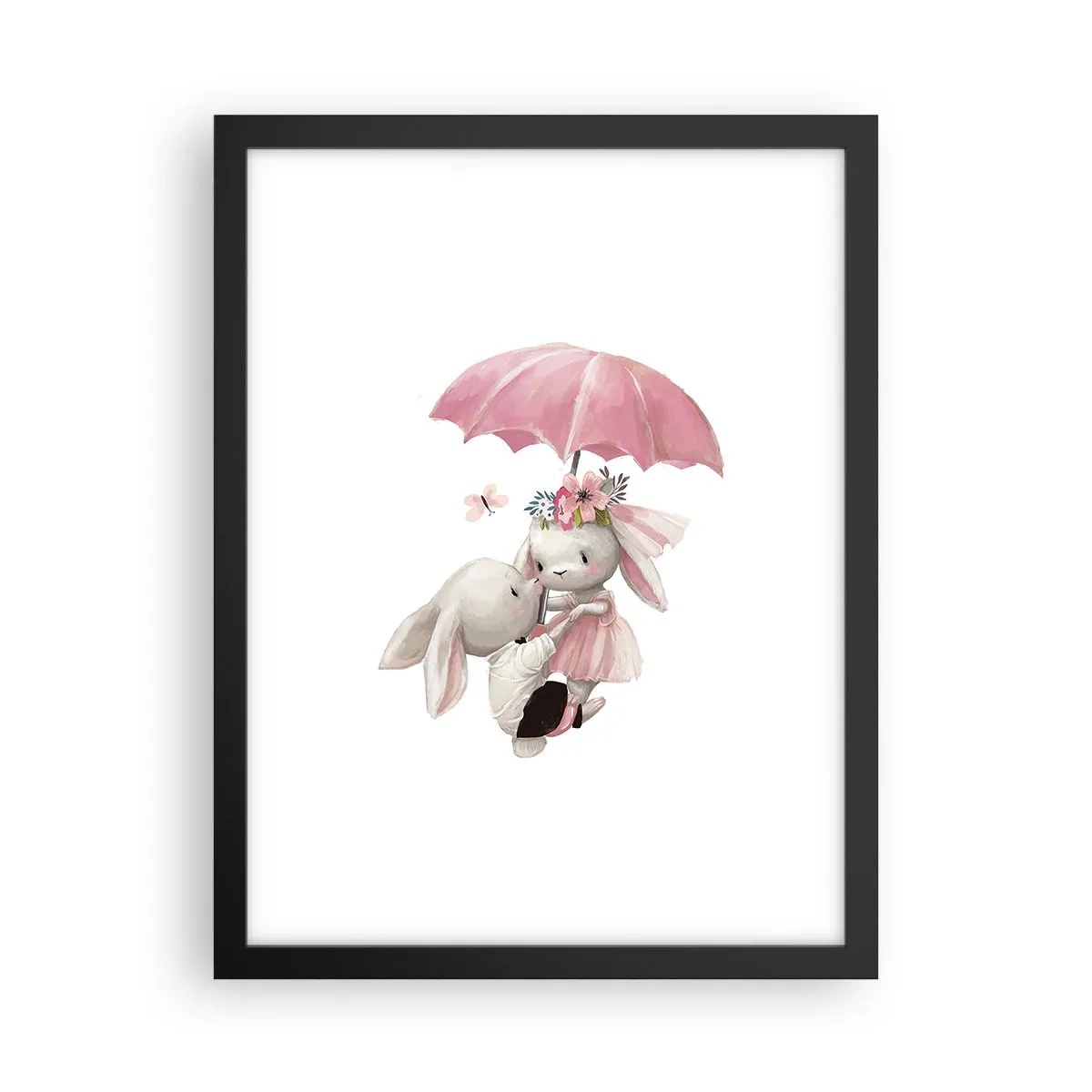 Affiche dans un cadre noir - Poster - C'est ça l'amour - 30x40 cm