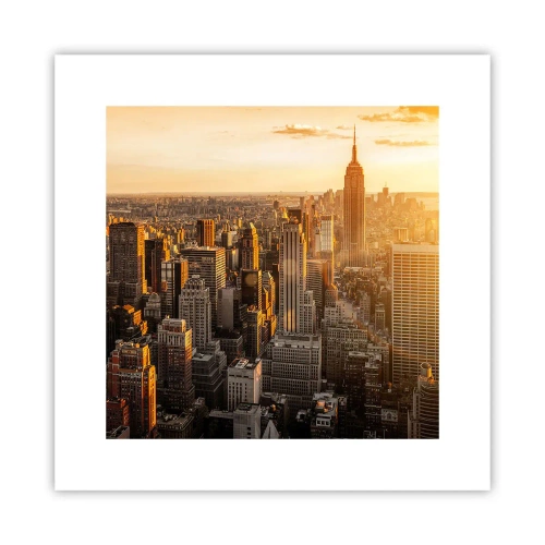 Affiche - Poster - Grandir au soleil - 30x30 cm