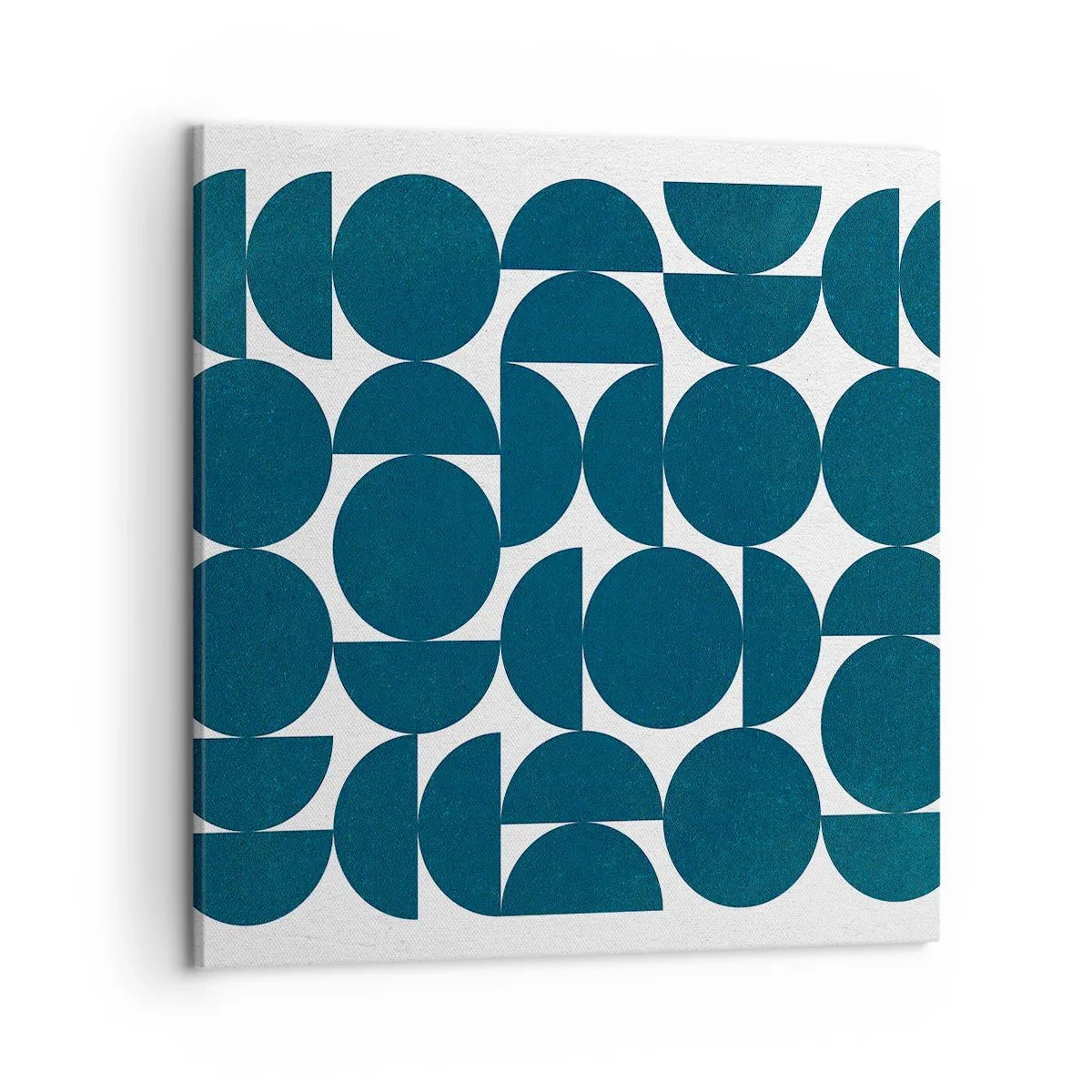 Impression sur toile - Image sur toile - Cercles et demi-cercles - 50x50 cm