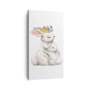 Impression sur toile - Image sur toile - Maman irremplaçable - 45x80 cm