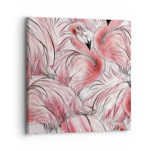 Impression sur toile - Image sur toile - Oiseau corps de ballet - 30x30 cm