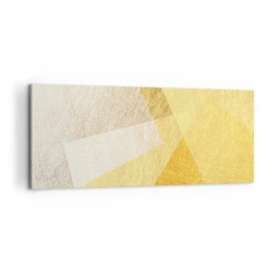 Impression sur toile - Image sur toile - Météo géométrique - 100x40 cm