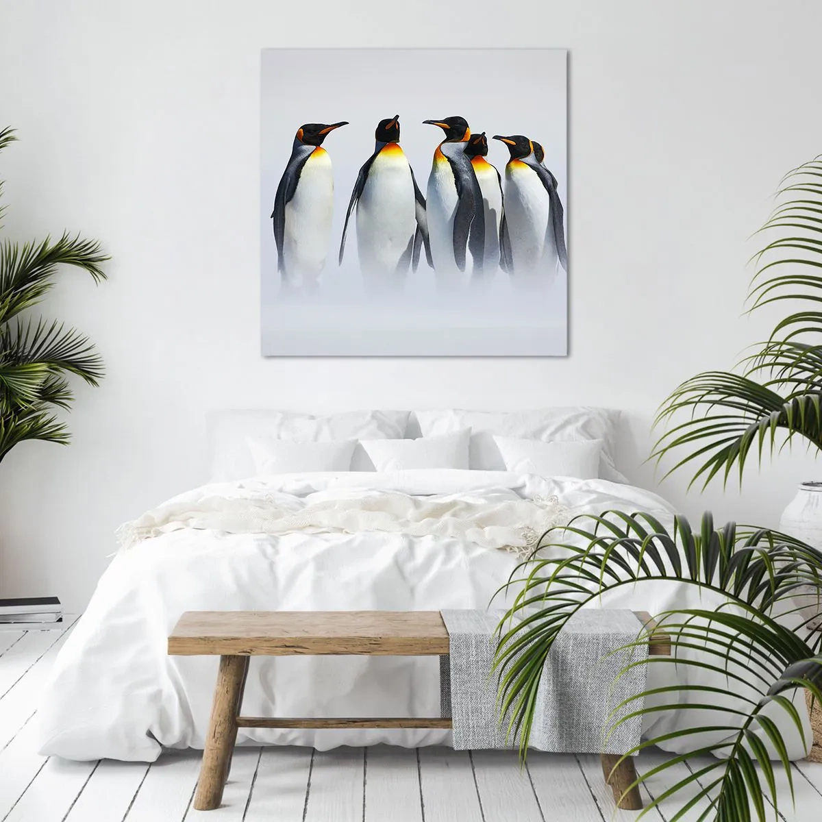 Impression sur toile - Image sur toile - Rencontre en robes de soirée - 60x60 cm