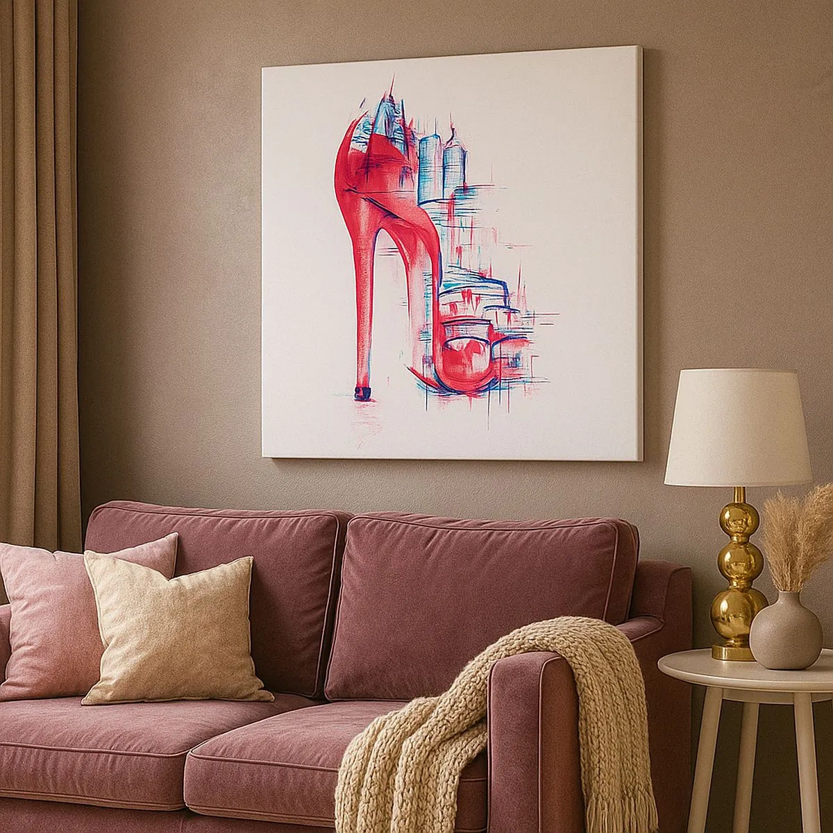 Impression sur toile - Image sur toile - L'élégance des grandes villes - 30x30 cm