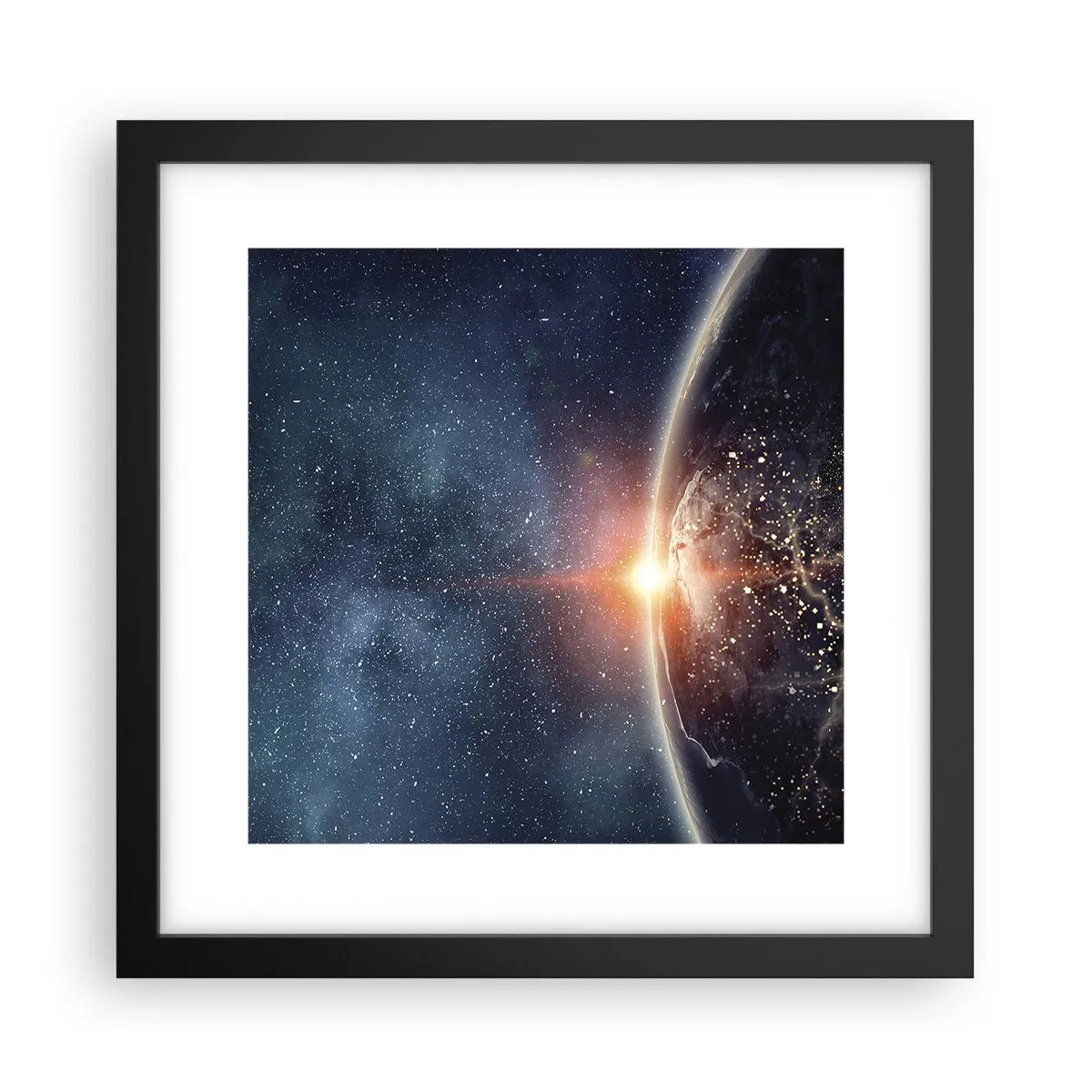 Affiche dans un cadre noir - Poster - Dans une nouvelle perspective - 30x30 cm